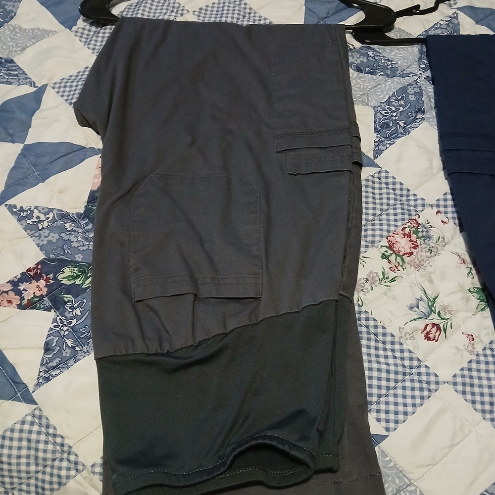 Uniform Advantage Butter-Soft Stretch Charcoal Maternity Scrub Pants